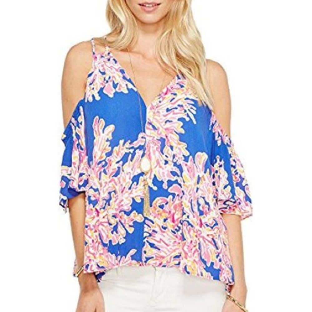 Lilly Pulitzer It’s Electric Bellamie Top NWT